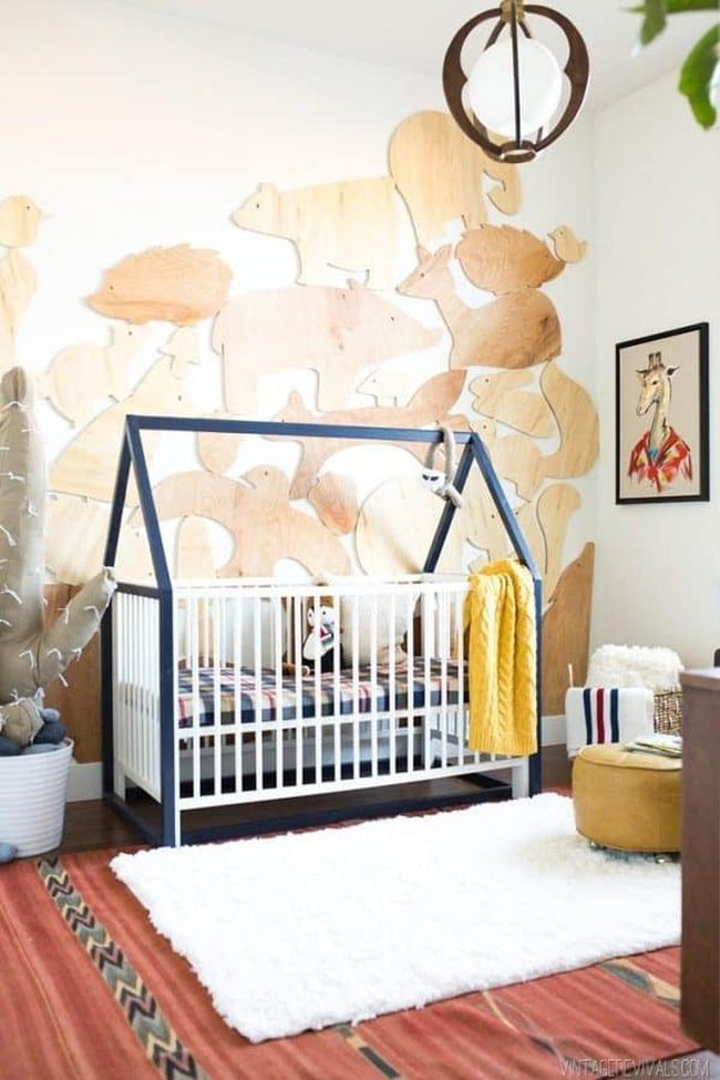 Wooden House Frame Crib Upgrade