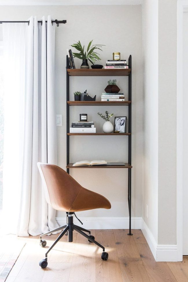 Ladder Shelf Double Duty Workspace