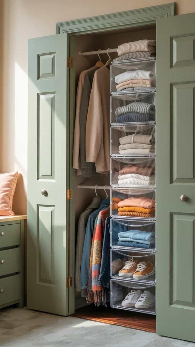 Door-Mounted Storage for Dorms
