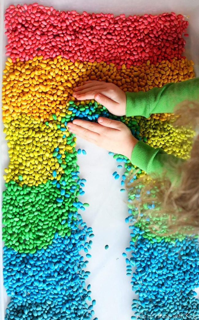 Rainbow Bean Arrangement