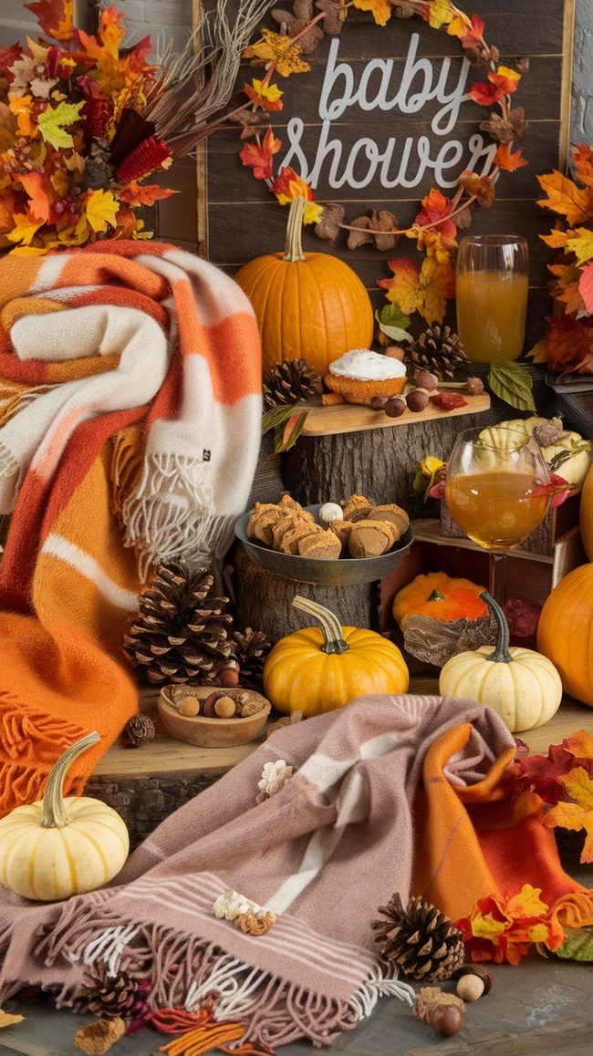 Autumn Blankets and Baby Celebration