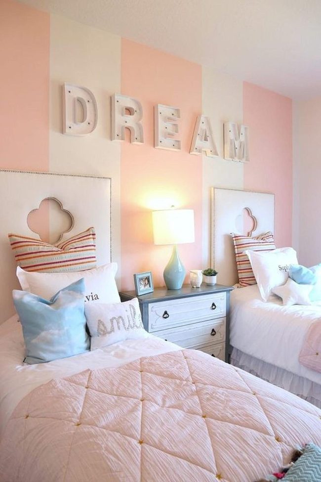 White Cutout Headboards Pink Dreams