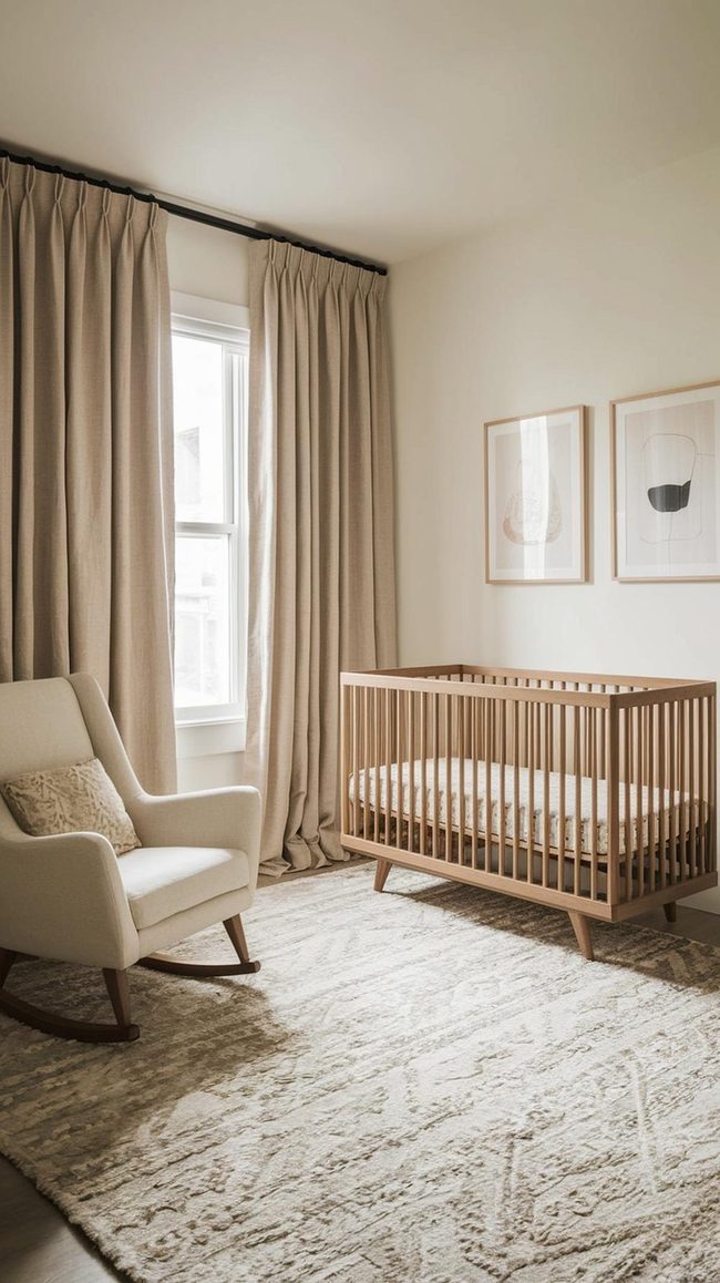 Cream And Wood Nursery Growth