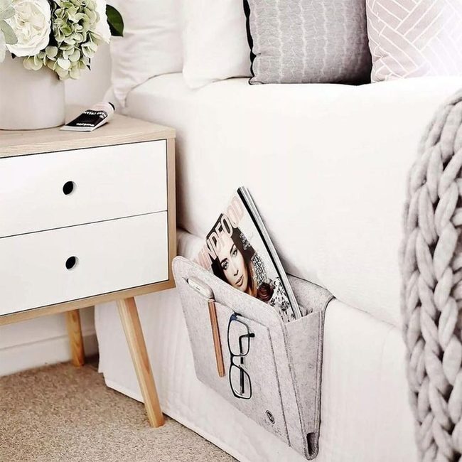 Bedside Caddy, Clutter-Free Nights