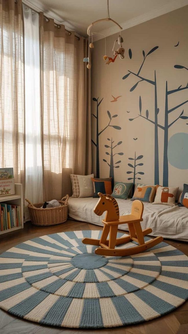 Bold Pattern Rug, Space Maximizer