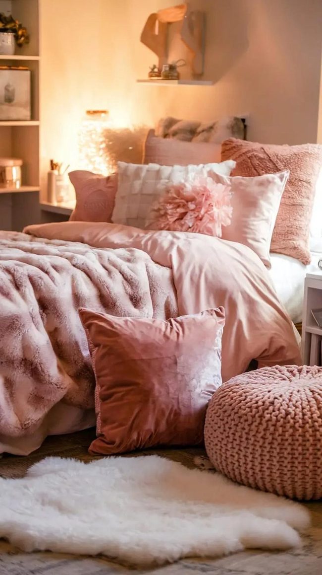 Layered Textures Transform Dorm Space