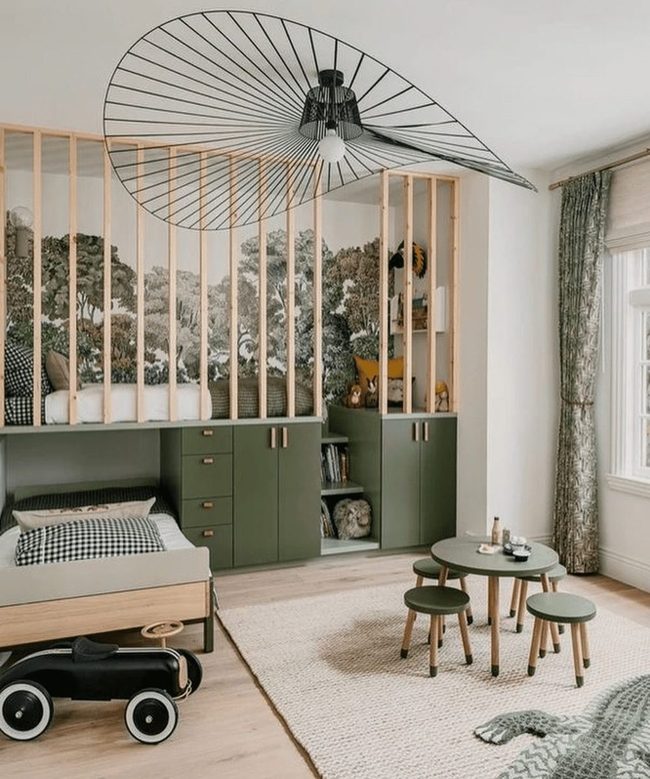 Mid-Height Loft Storage Solution