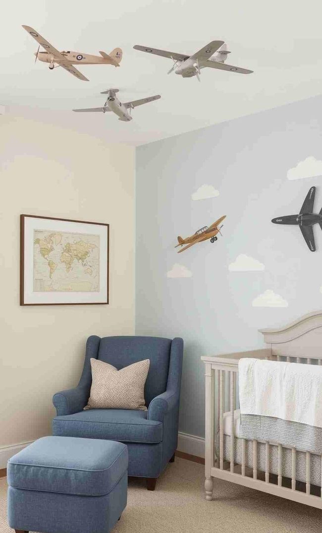 Suspended Planes Cloud Room