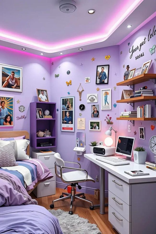 Personal Brand Lavender Workspace