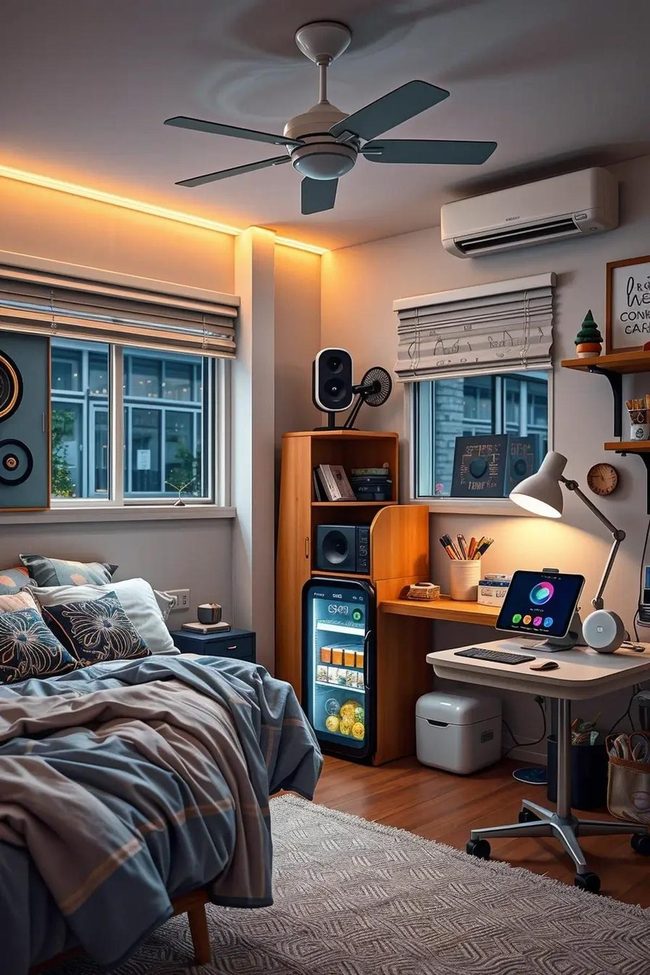 Phone-Controlled Dorm Room Living