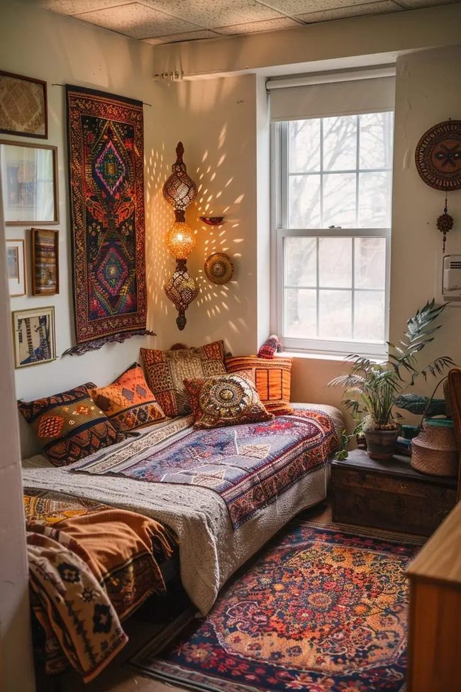 Layered Textiles, Living Shadows