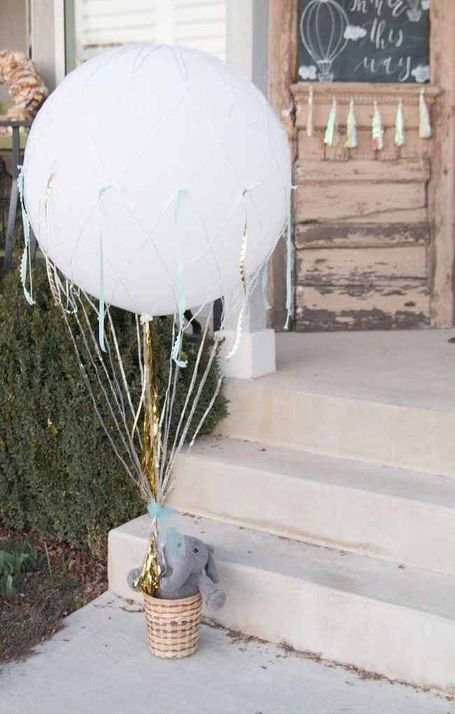 White Balloon Baby Bliss