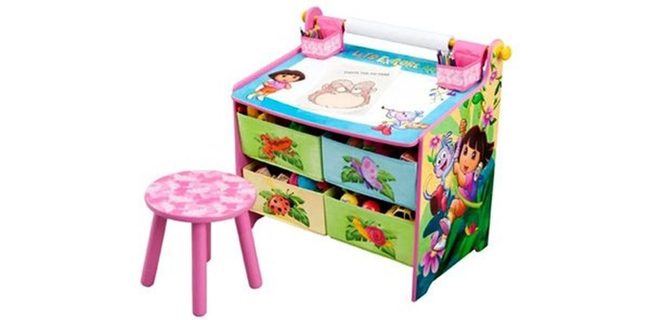 Dora Art Table With Wipeable Surface