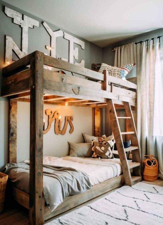 Pure Wood Loft Bed