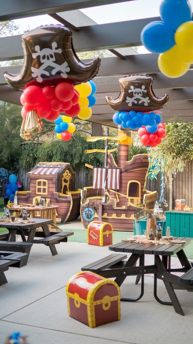 Colorful Backyard Party Paradise