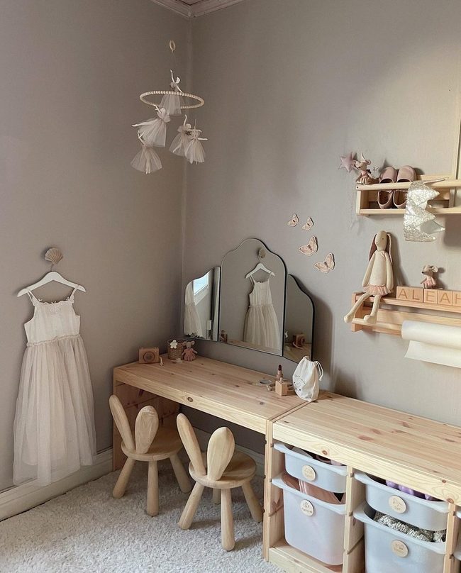 Pastel Canopy With Functional Play