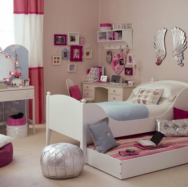 Pink Wings Bedroom Sanctuary