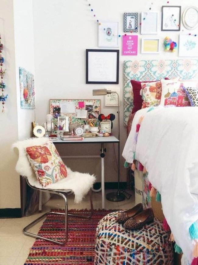 Colorful Patterns Bedroom Statement