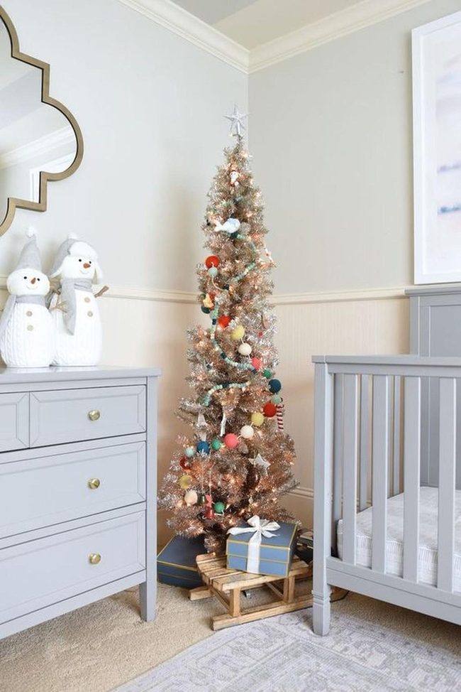 Colorful Tree, Gray Nursery Serenity