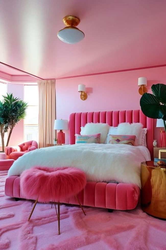 Blush Pink Gold Bedroom Sanctuary