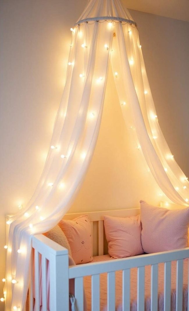 Warm White Lamps Transform Walls