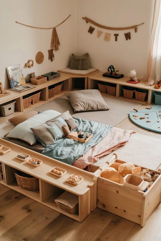 Low Shelves Open Options Child Space