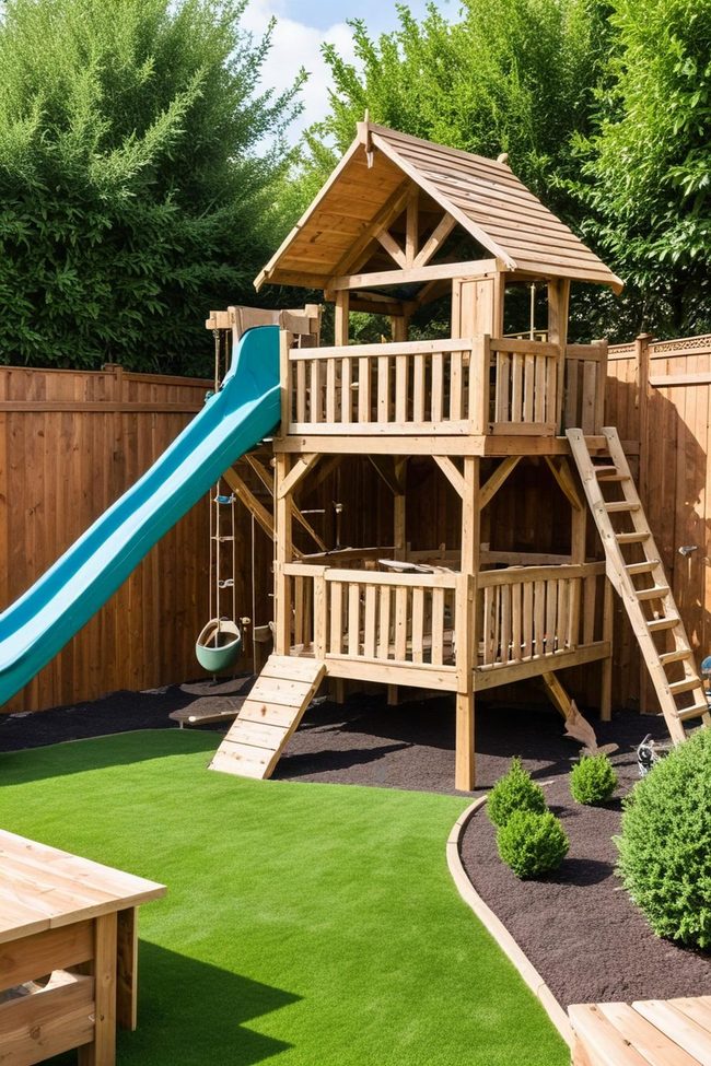 Walnut Climbing Structures for Backyards