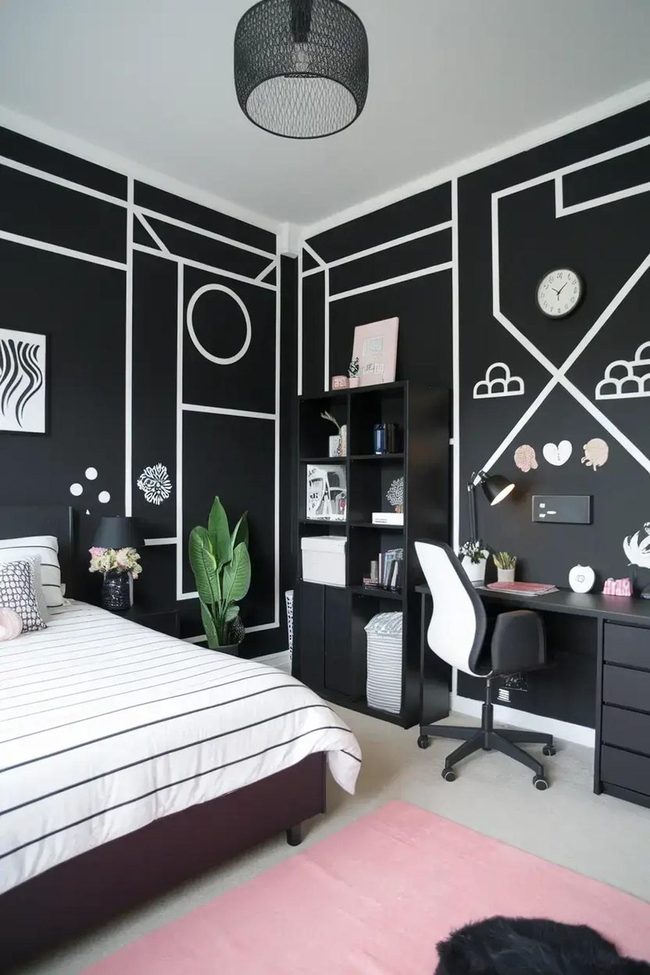 Black White Single Color Palette