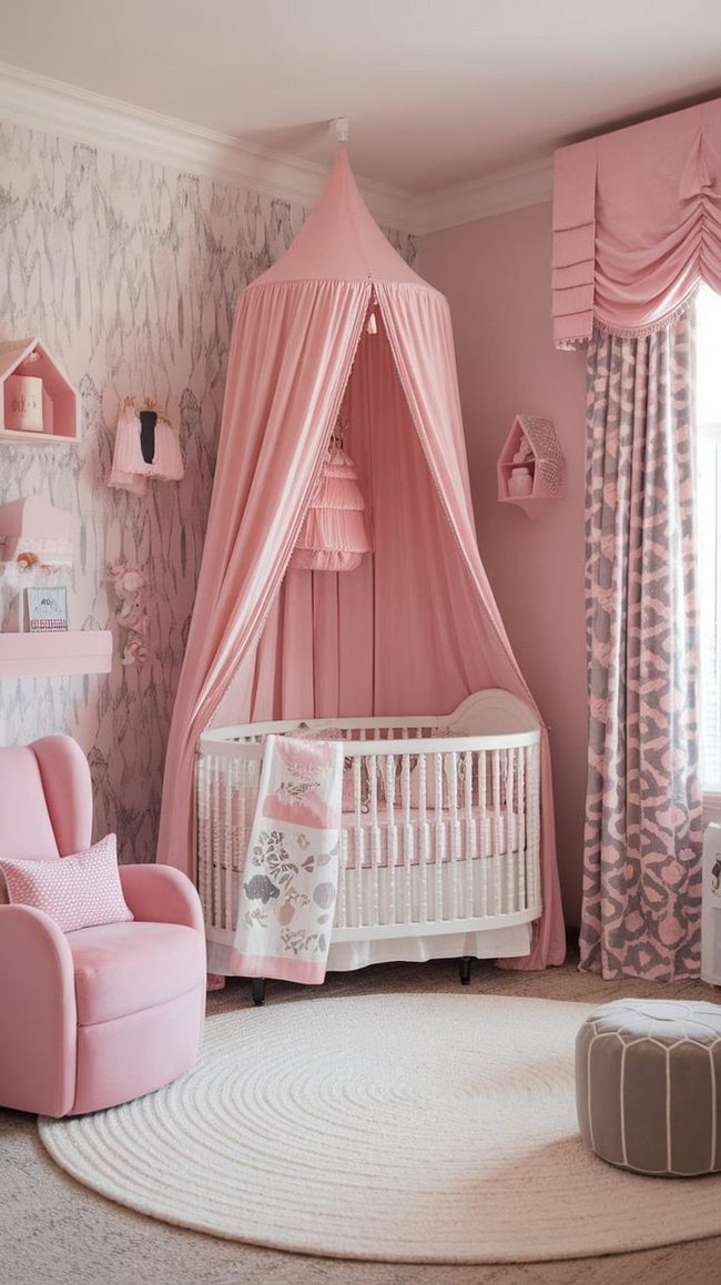 Floating Sheer Fabric Canopy