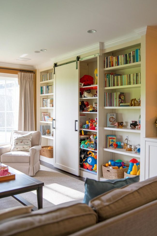 Fold-Away Privacy With Built-In Systems