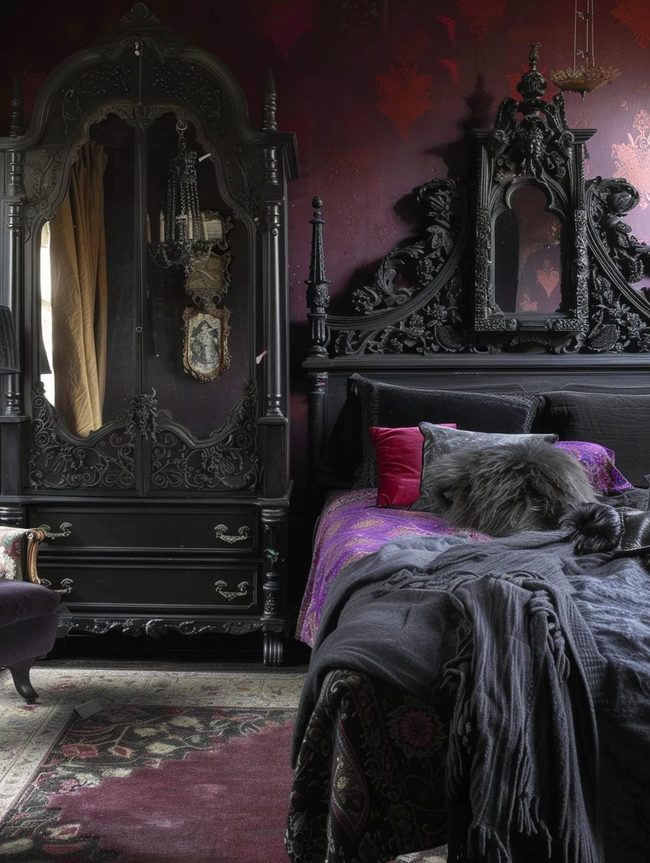 Dark Purple and Black Teen Rebellion
