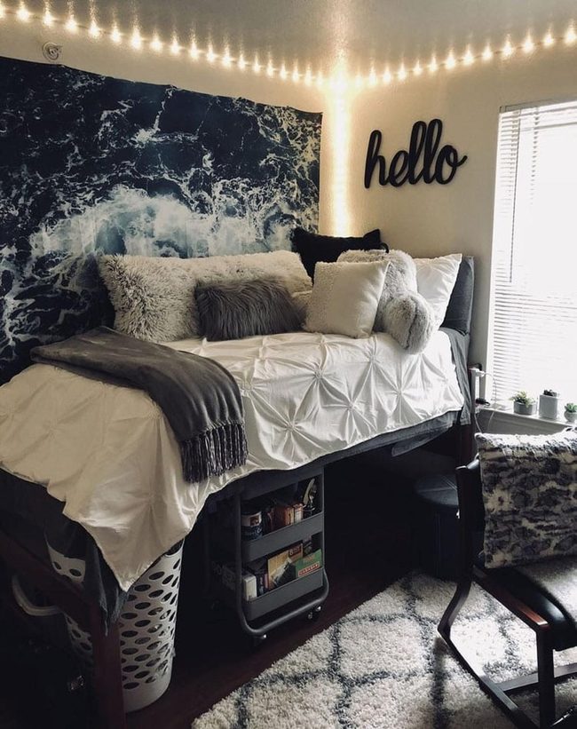 Loft Bed Ocean Lights