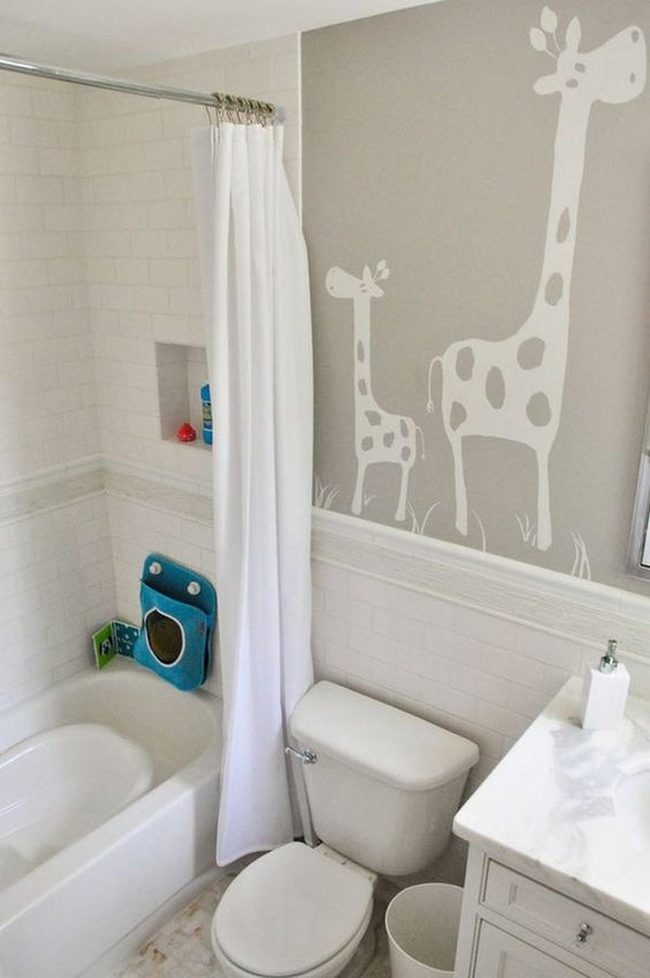 Giraffe Art Meets Clean White