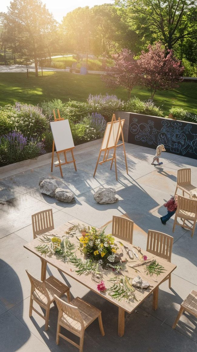 Large Canvases With Watercolor Spray Effects