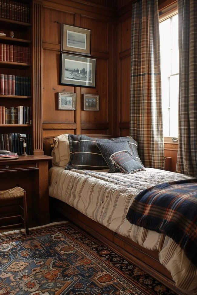 Pastel Plaid Study Sanctuary