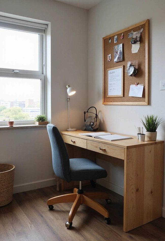 Desk Setup Near Window For Focus