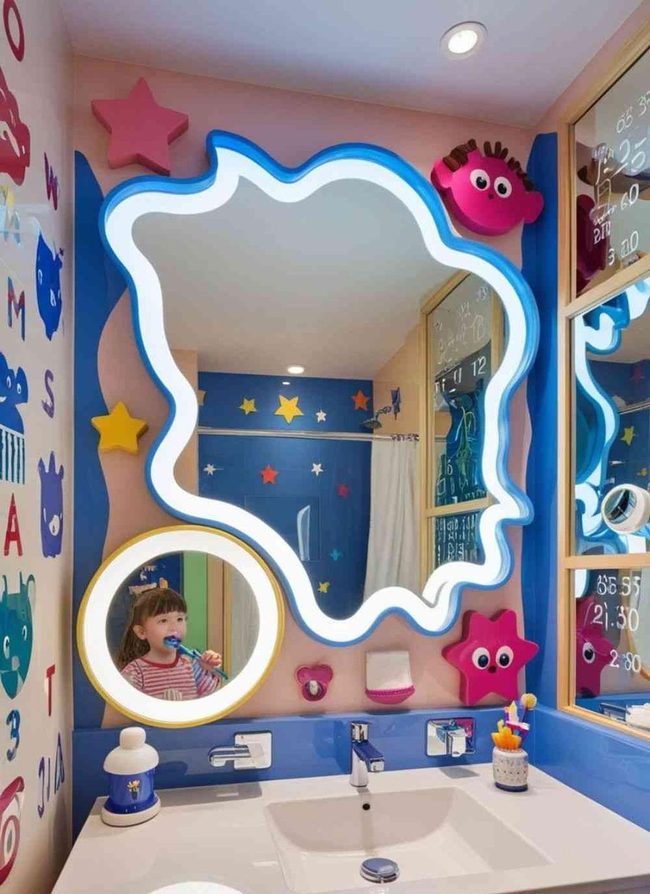 Shape-Shifting Led Bathroom Mirrors