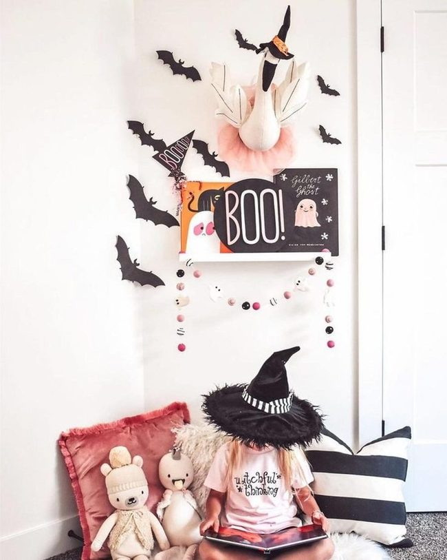 Halloween Bat Reading Nook