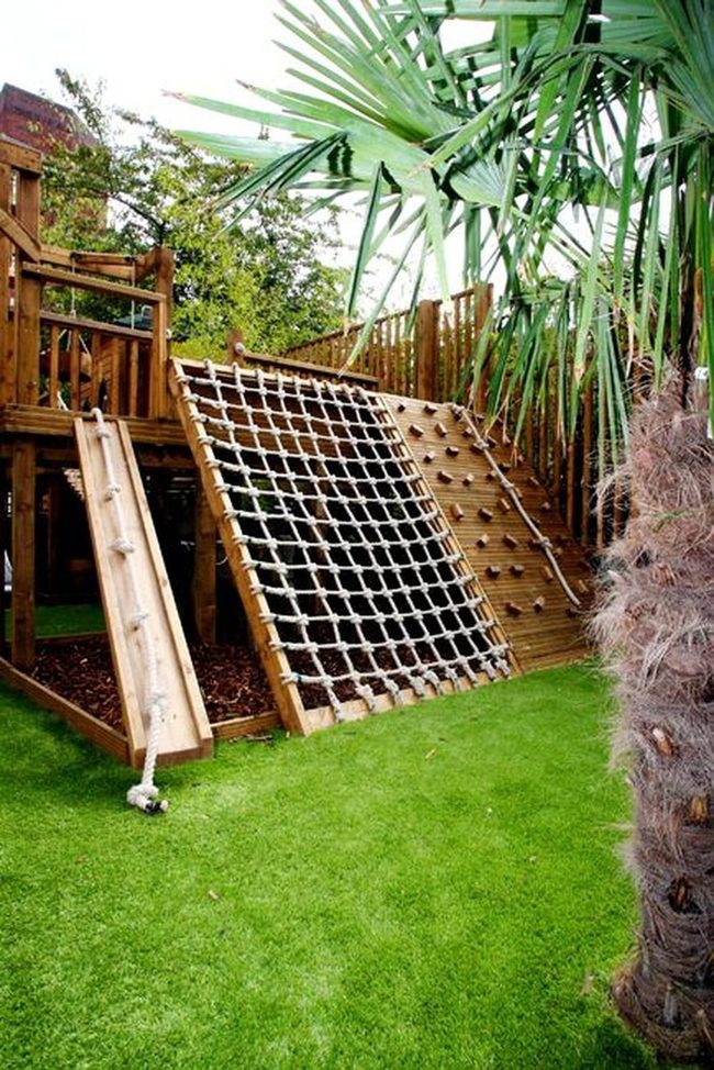 Wooden Rope Playground Paradise