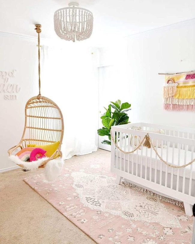 Pink Fringe Boho Nursery