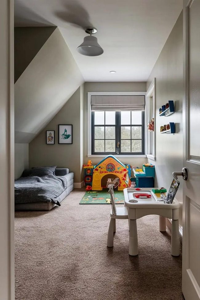 Luminous Window Play Zone With Corner Sleep Nook