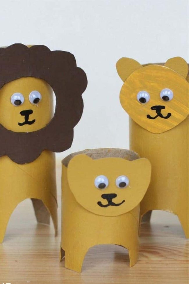 Cardboard Zoo Friends