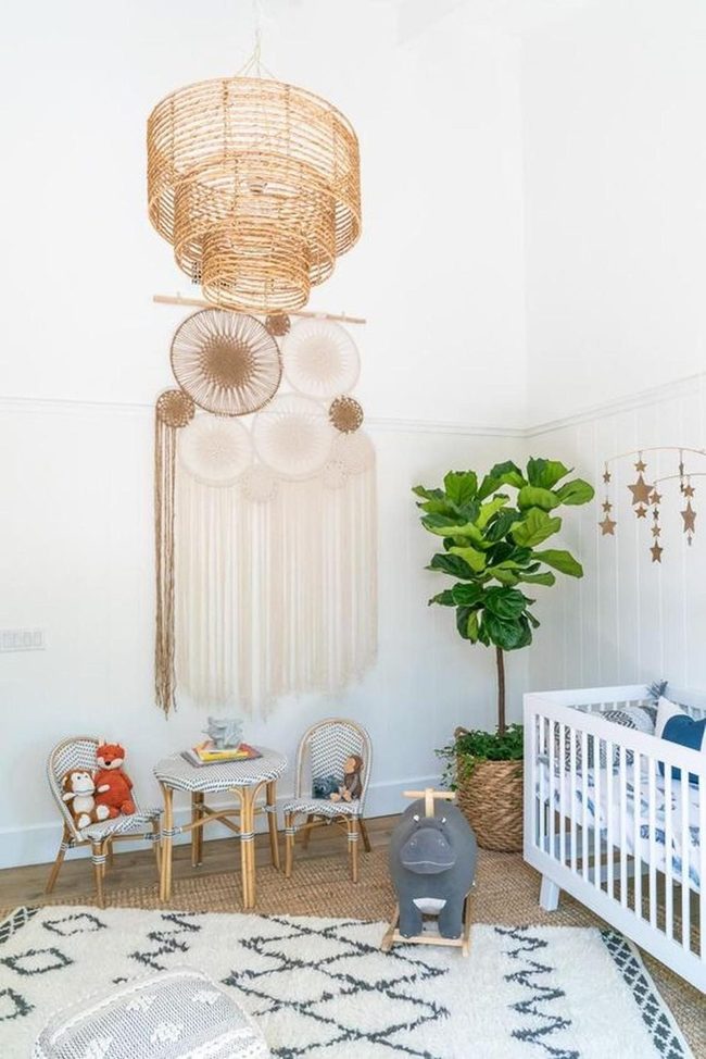 Green Plants And Woven Warmth
