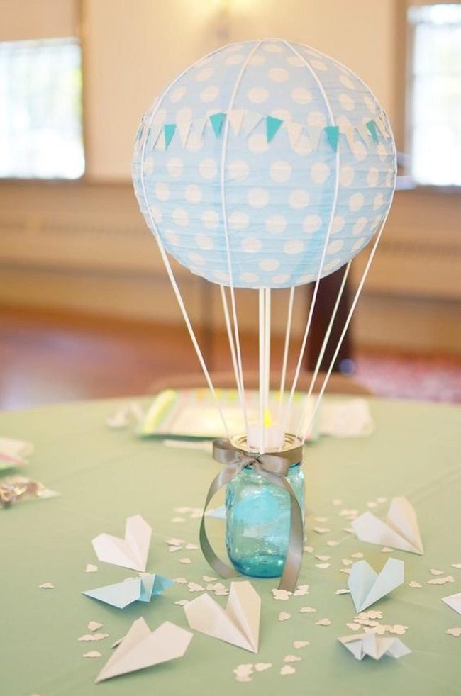 Blue Glass Balloon Installation