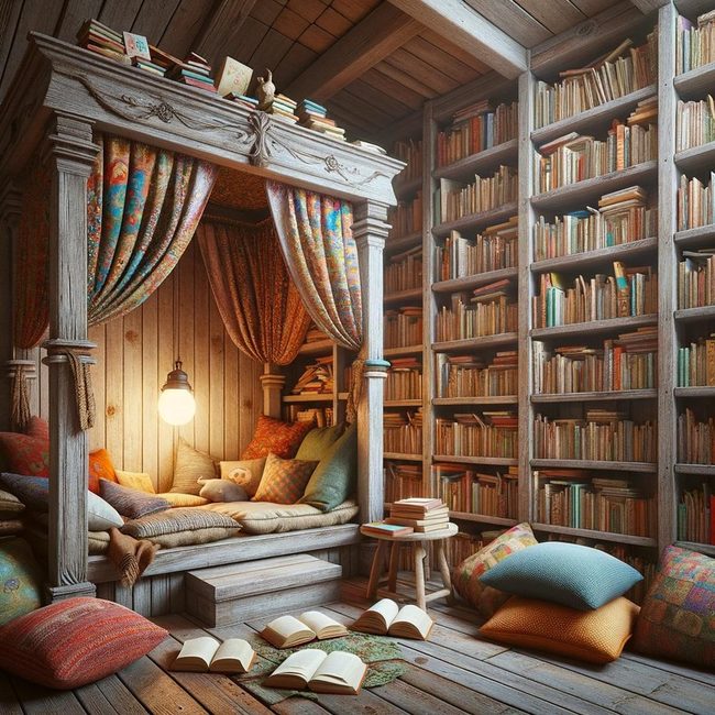 Elevated Reading Hideaway For Children