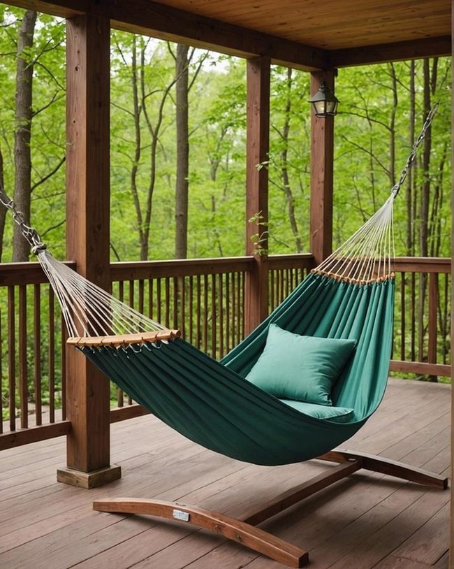Suspended Cotton Canvas Relaxation