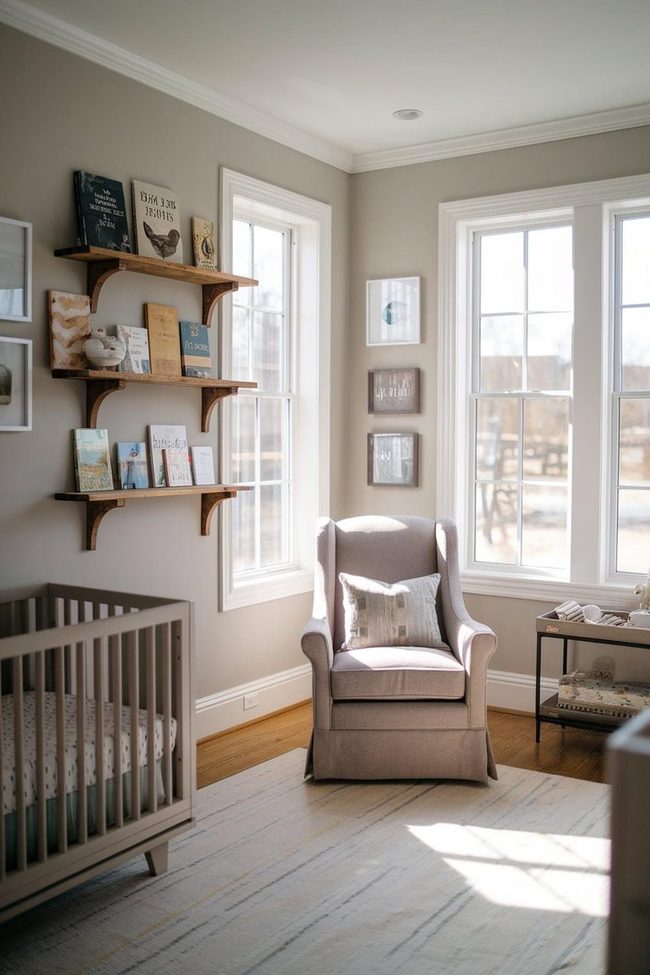 Natural Light Open Airy Nursery