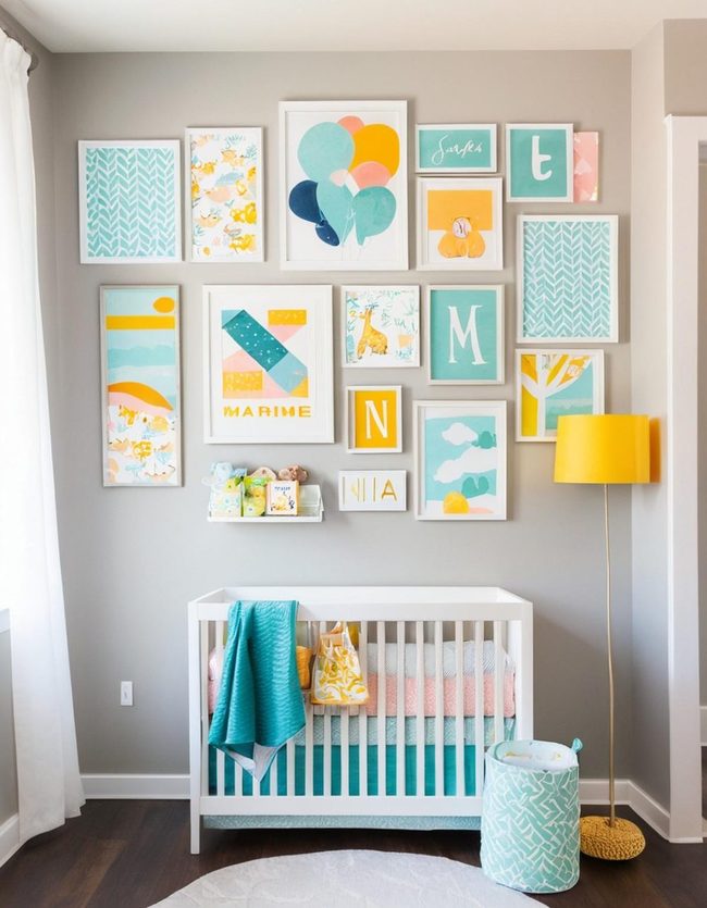 Soft Pastels Baby Wall Art