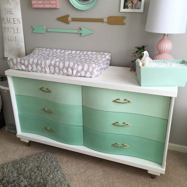 Green Dresser Nursery Corner