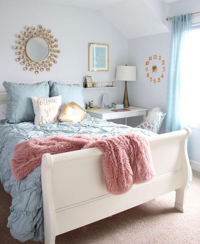 White Bed Blue Dreams
